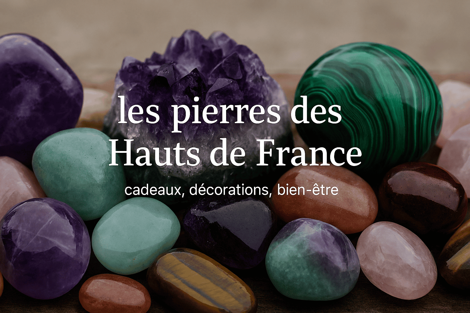 Pierres précieuses, minéraux et déco. Découvrez la beauté des pierres locales.