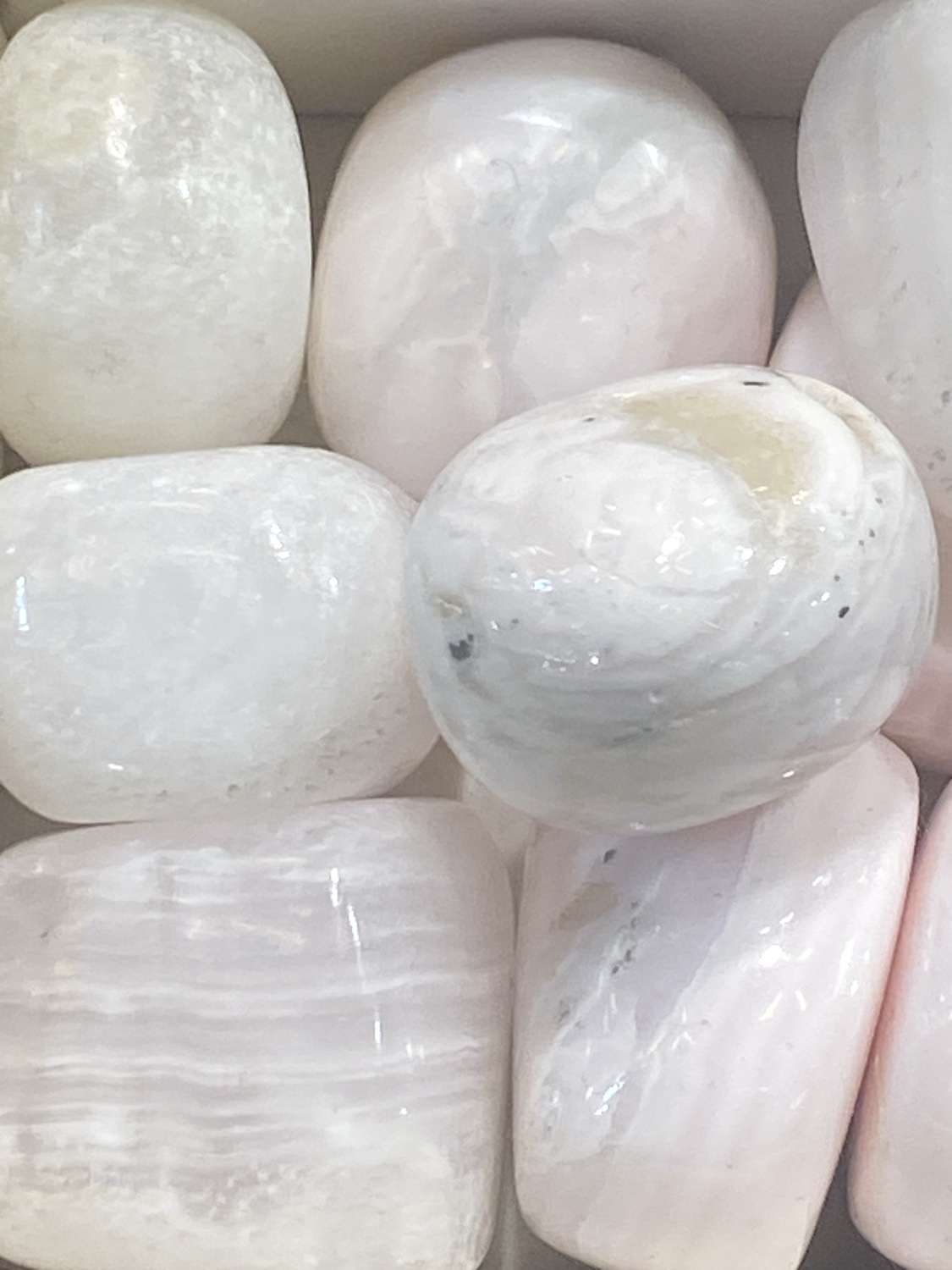 Pierres naturelles de couleur blanche, idéale pour aménagement extérieur et intérieur.