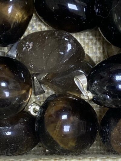 Quartz fumee pendentif