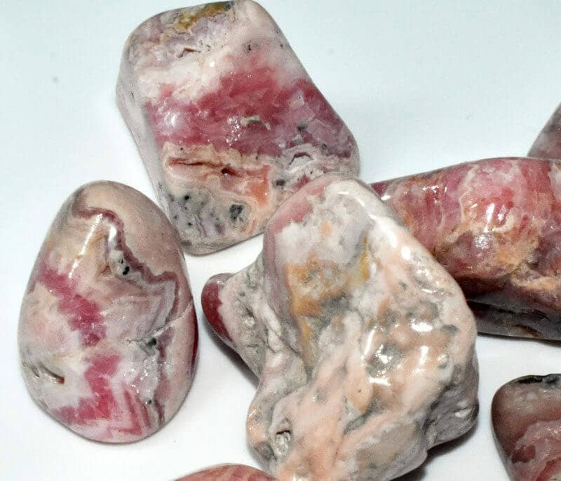 Rhodochrosite pierre roulee